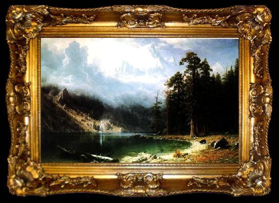 framed  Albert Bierstadt Mount Corcoran, ta009-2